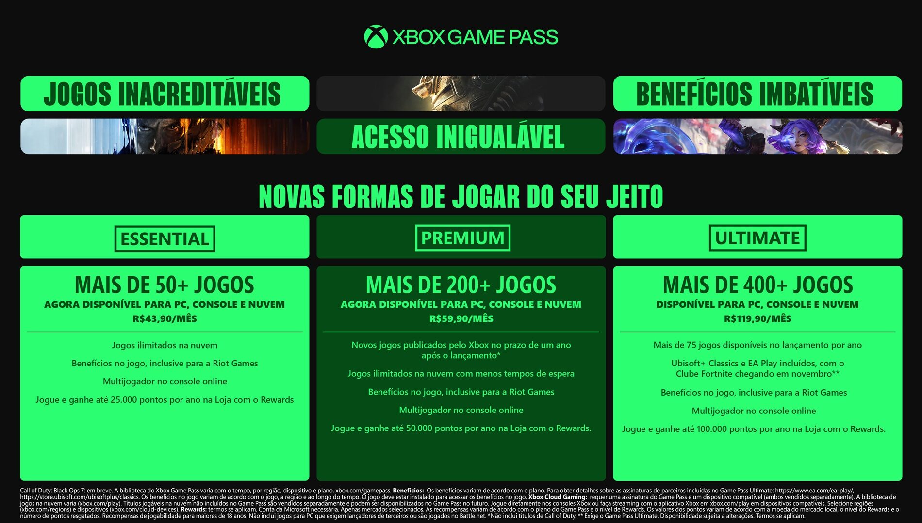 xbox aumento