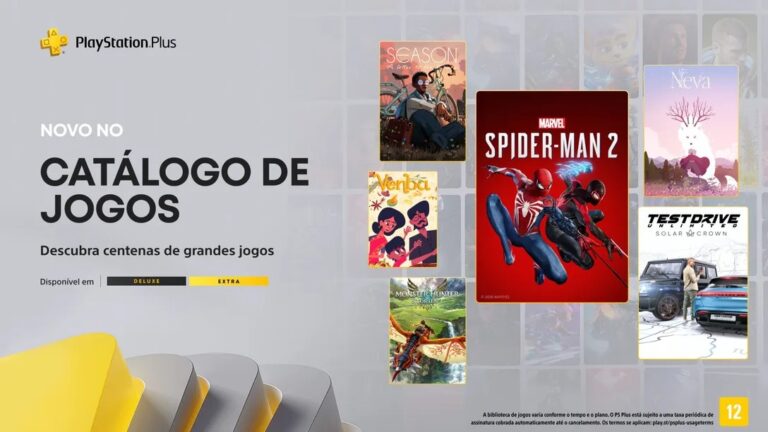 Sony revelou os novos jogos da PS Plus Extra e Deluxe de Fevereiro de 2026